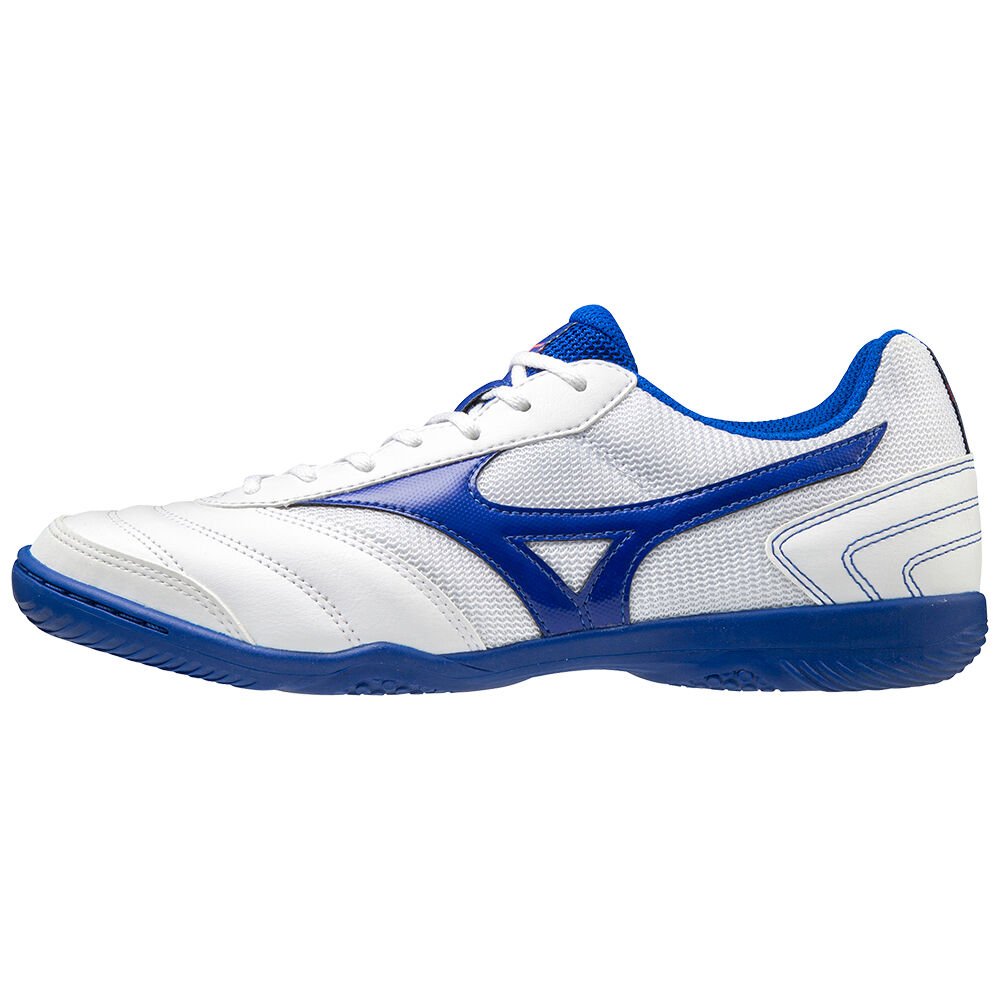 Zapatos De Futbol Mizuno MRL Sala Club IN Para Mujer Blancos/Azules 0963745-DF